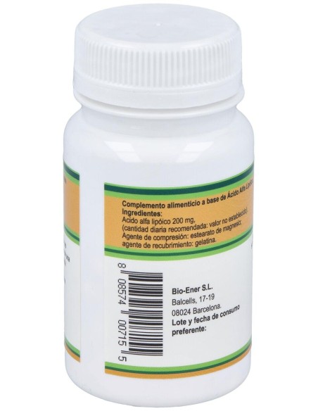 Natural Force Acido Alfa Lipoico 200Mg 60Caps