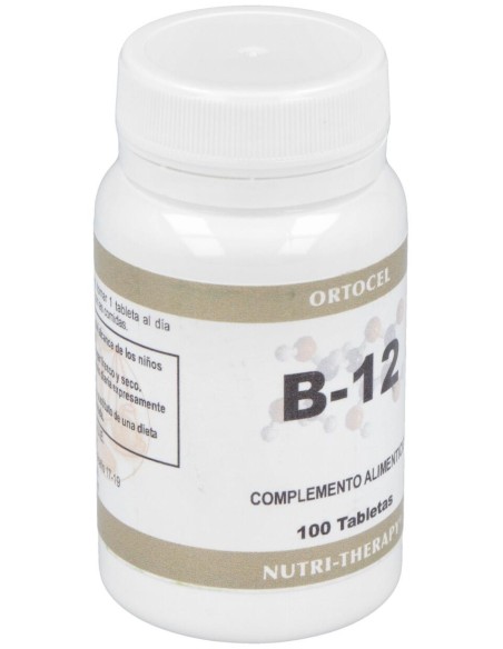 Ortocel Nutri-Therapy Vitamina B12 500Mcg 100Caps