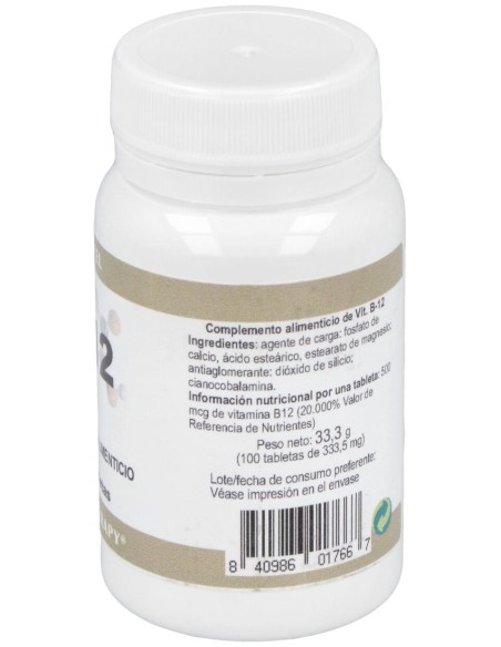 Ortocel Nutri-Therapy Vitamina B12 500Mcg 100Caps