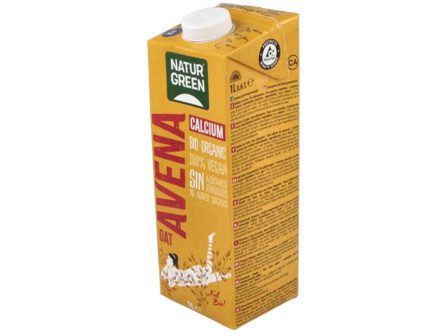 Bebida Vegetal De Avena Con Calcio 1Lt 6Uds.