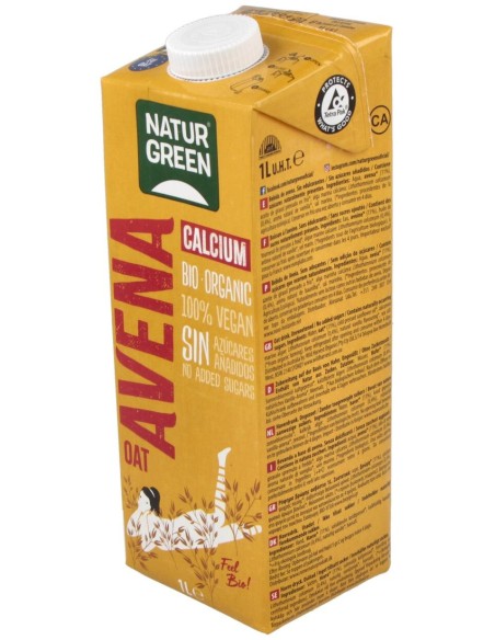 Bebida Vegetal De Avena Con Calcio 1Lt 6Uds.