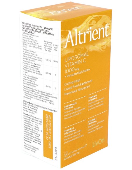 Altrient Vitamina C Liposomal 30Sbrs.