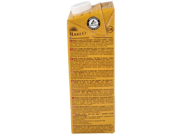 Bebida Vegetal De Avena Con Calcio 1Lt 6Uds.