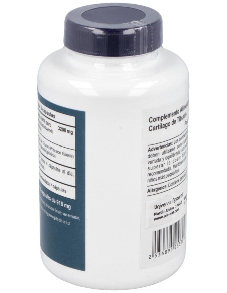 Cartilago De Tiburon 800Mg. 100Cap.