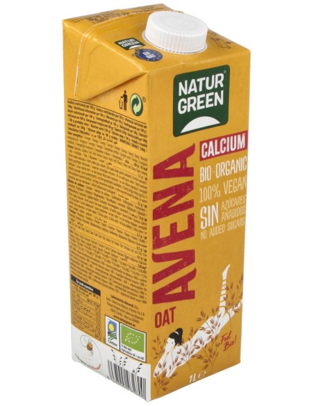 Bebida Vegetal De Avena Con Calcio 1Lt 6Uds.