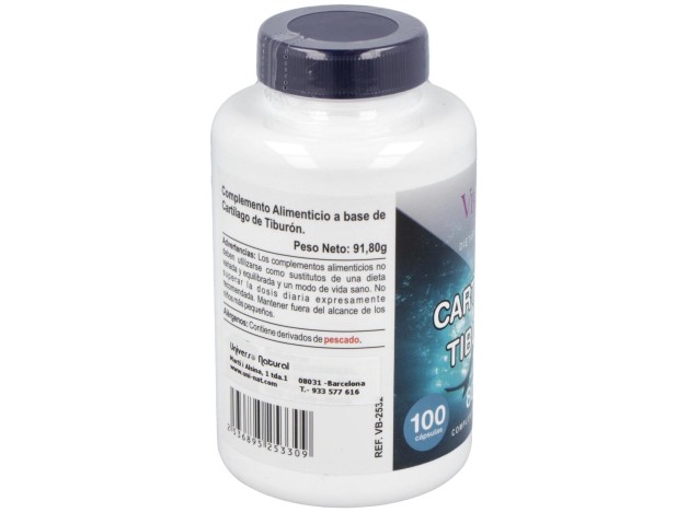 Cartilago De Tiburon 800Mg. 100Cap.