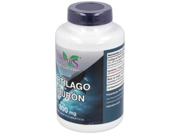 Cartilago De Tiburon 800Mg. 100Cap.