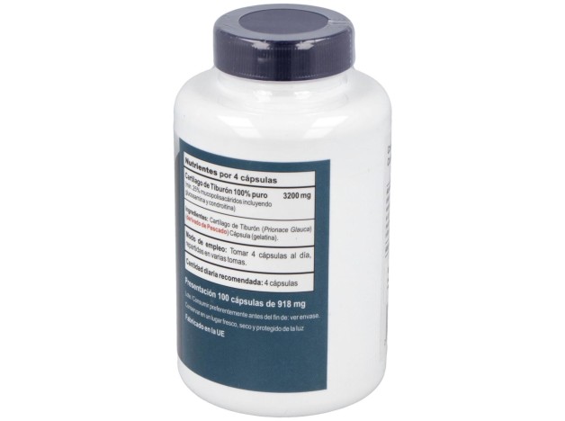 Cartilago De Tiburon 800Mg. 100Cap.