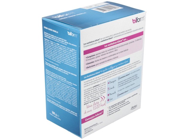 Biform Natillas Vainilla Sobres 6Uds