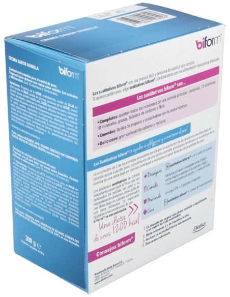 Biform Natillas Vainilla Sobres 6Uds