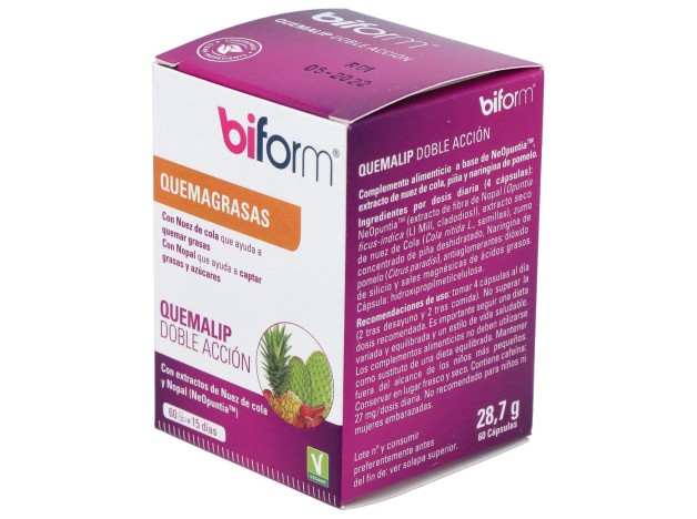 Biform Quemalip Doble Acción 60Cáps