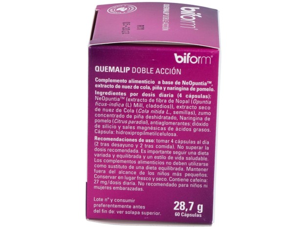 Biform Quemalip Doble Acción 60Cáps