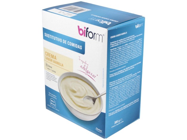 Biform Natillas Vainilla Sobres 6Uds