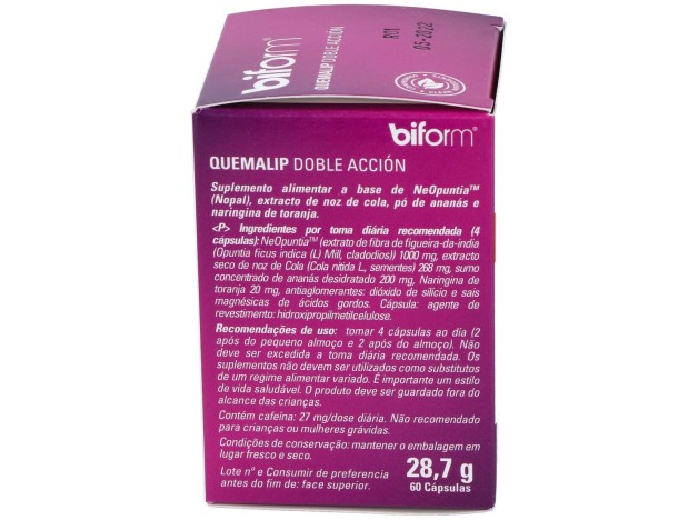Biform Quemalip Doble Acción 60Cáps