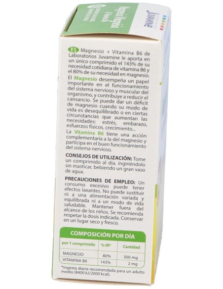 Urgo Juvamine Magnesio + Vitamina B6, 45 Comprimidos