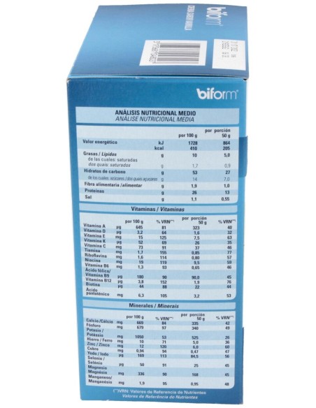 Biform Natillas Vainilla Sobres 6Uds