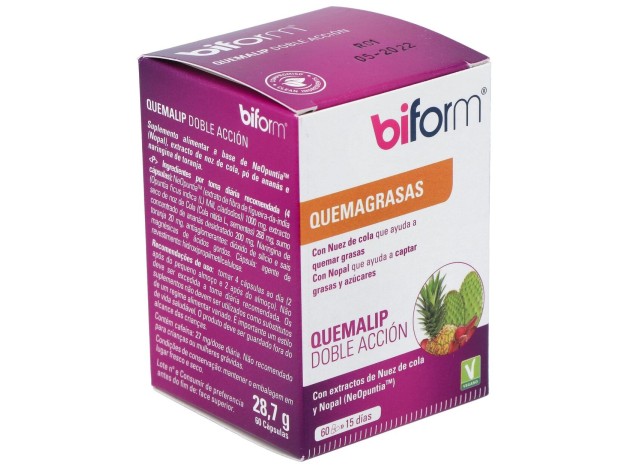 Biform Quemalip Doble Acción 60Cáps