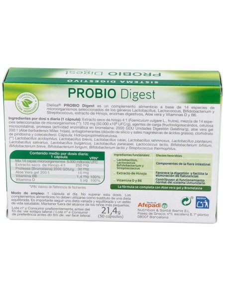 Dietisa Probio Digest 30Cáps