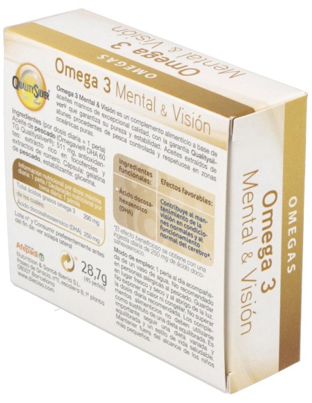 Dietisa Omega 3 Mental %26 Visión 45 Perlas