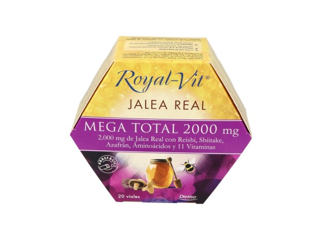 Royal-Vit Jalea Real Mega Total 2000Mg 20 Viales