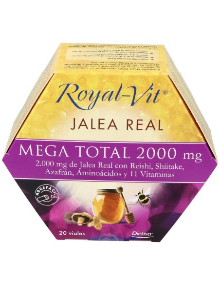 Royal-Vit Jalea Real Mega Total 2000Mg 20 Viales