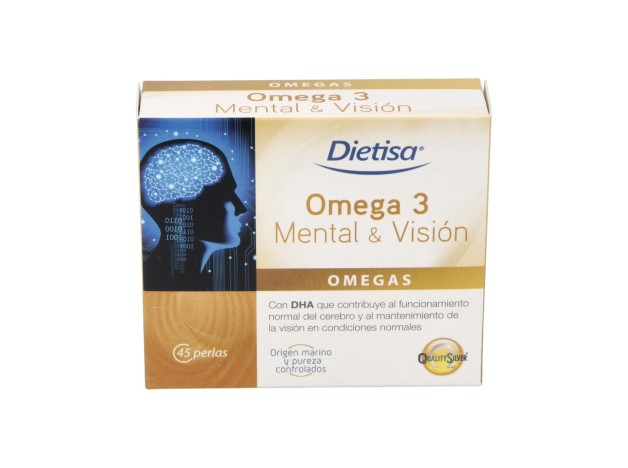 Dietisa Omega 3 Mental %26 Visión 45 Perlas