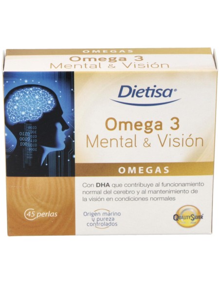 Dietisa Omega 3 Mental %26 Visión 45 Perlas
