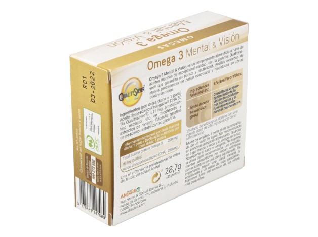 Dietisa Omega 3 Mental %26 Visión 45 Perlas