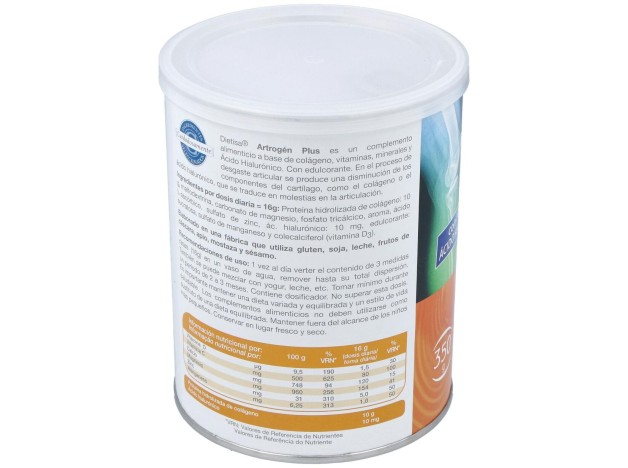 Artrogen Plus Con Acido Hialuronico 350G.
