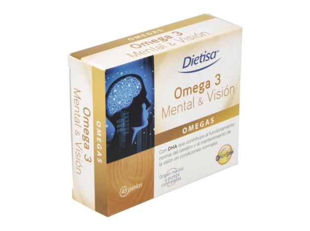 Dietisa Omega 3 Mental %26 Visión 45 Perlas
