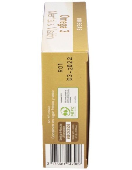Dietisa Omega 3 Mental %26 Visión 45 Perlas