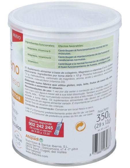 Dietisa Colágeno Con Magnesio 350G