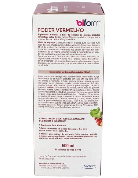 Biform Poder Rojo 500Ml.
