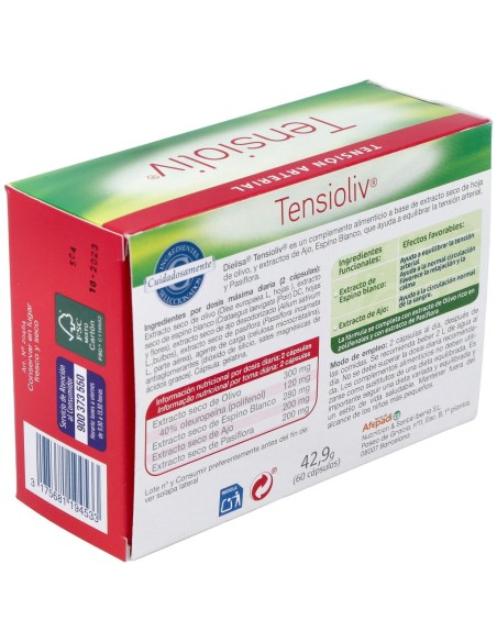 Dietisa Tensioliv 60Cáps