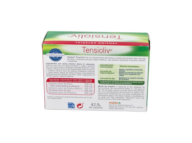 Dietisa Tensioliv 60Cáps