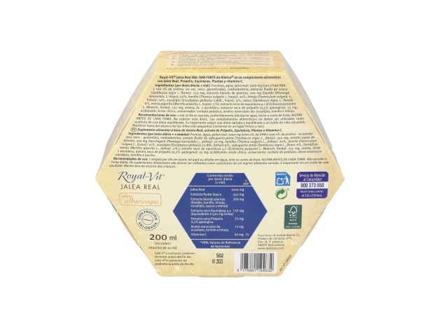 Jalea Real Royal Vit Bal-San Forte +Echina 20Amp