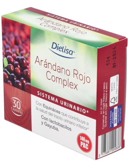 Dietisa Arándano Rojo Complex 30Cáps