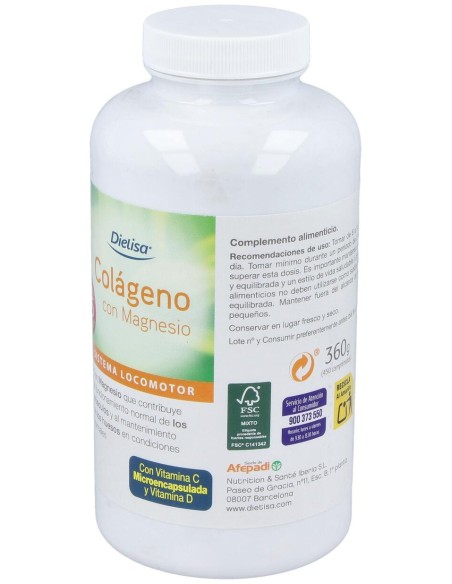 Colageno Con Magnesio 450Comp.