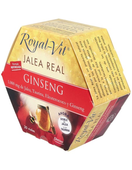 Jalea Real Royal Vit Ginseng 1000Mg Taurina 20Amp