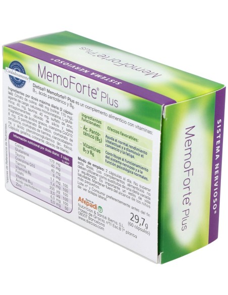 Dietisa Memoforte Plus 60Cap
