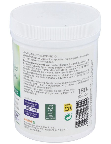 Dietisa Confort Digest Con Papaya 180G