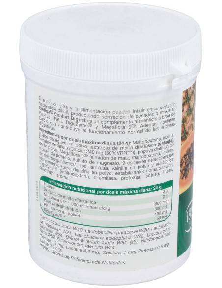 Dietisa Confort Digest Con Papaya 180G
