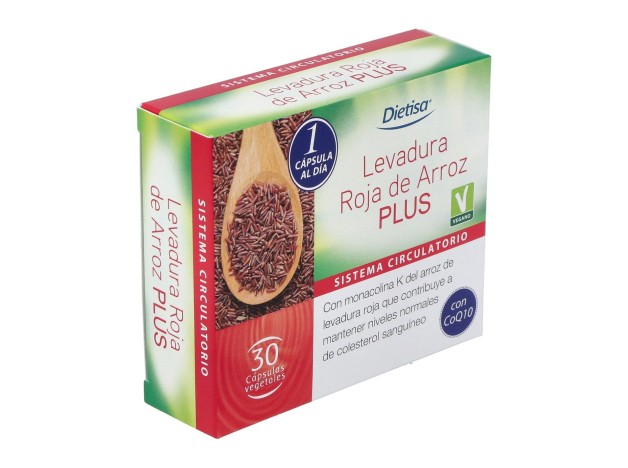 Levadura Roja De Arroz Plus 3% 30Cap.