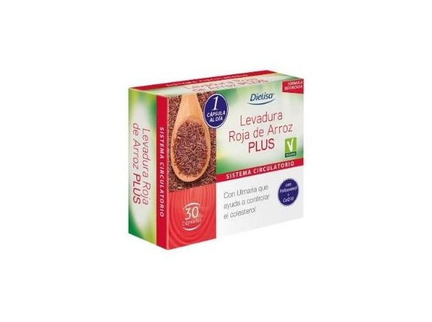Levadura Roja De Arroz Plus 3% 30Cap.