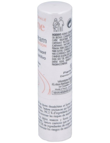Avène Cold Cream Nutrition Stick Labial 4G