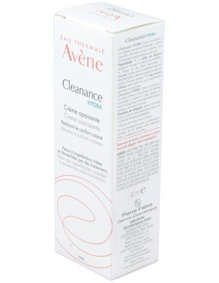 Avène Cleanance Hydra Crema Calmante, 40 Ml