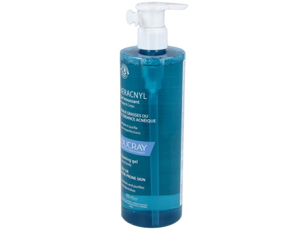 Ducray Keracnyl Gel Limpiador, 400 Ml