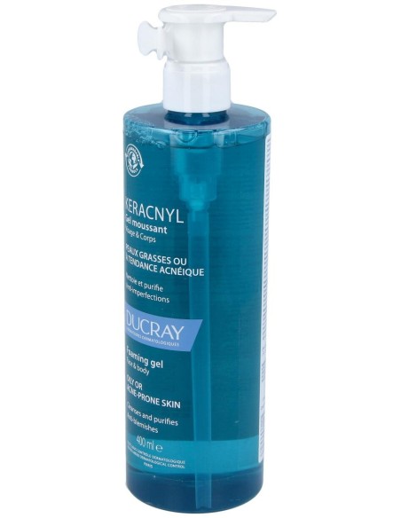 Ducray Keracnyl Gel Limpiador, 400 Ml