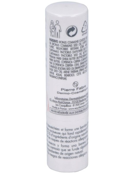 Avène Cold Cream Nutrition Stick Labial 4G