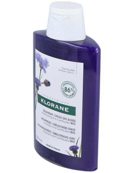 A La Centaurea Bio Champú Antiamarilleo Cabello Gris Y Rubio 200 Ml